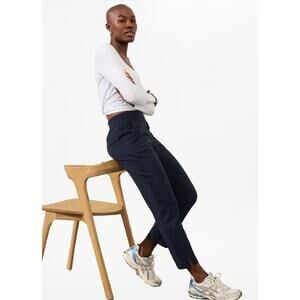 Athleta Brooklyn Ankle Pant Athletic Trouser‎ | Navy Blue | SZ 10